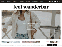 Tablet Screenshot of feelwunderbar.com